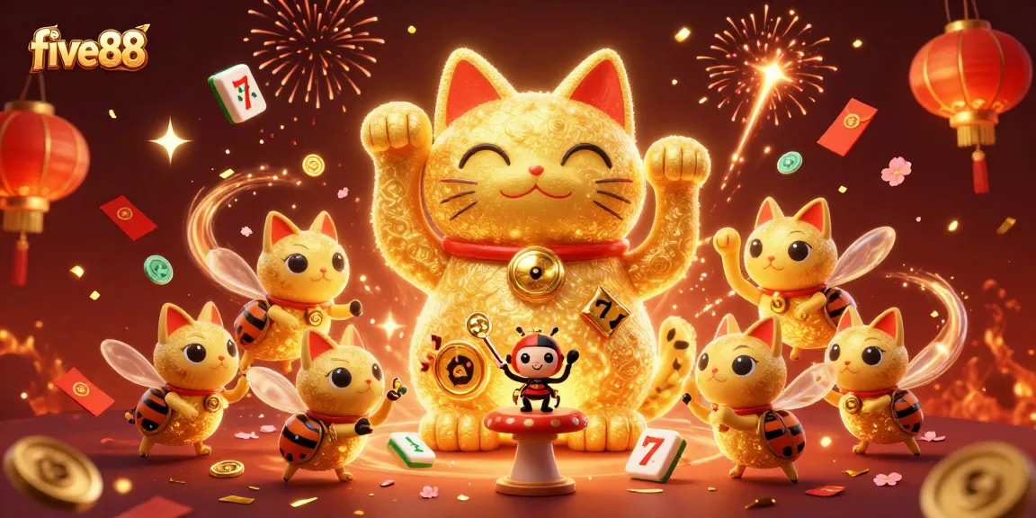 Engage in thrilling gameplay with five88's dynamic casino symbols and lucky elements