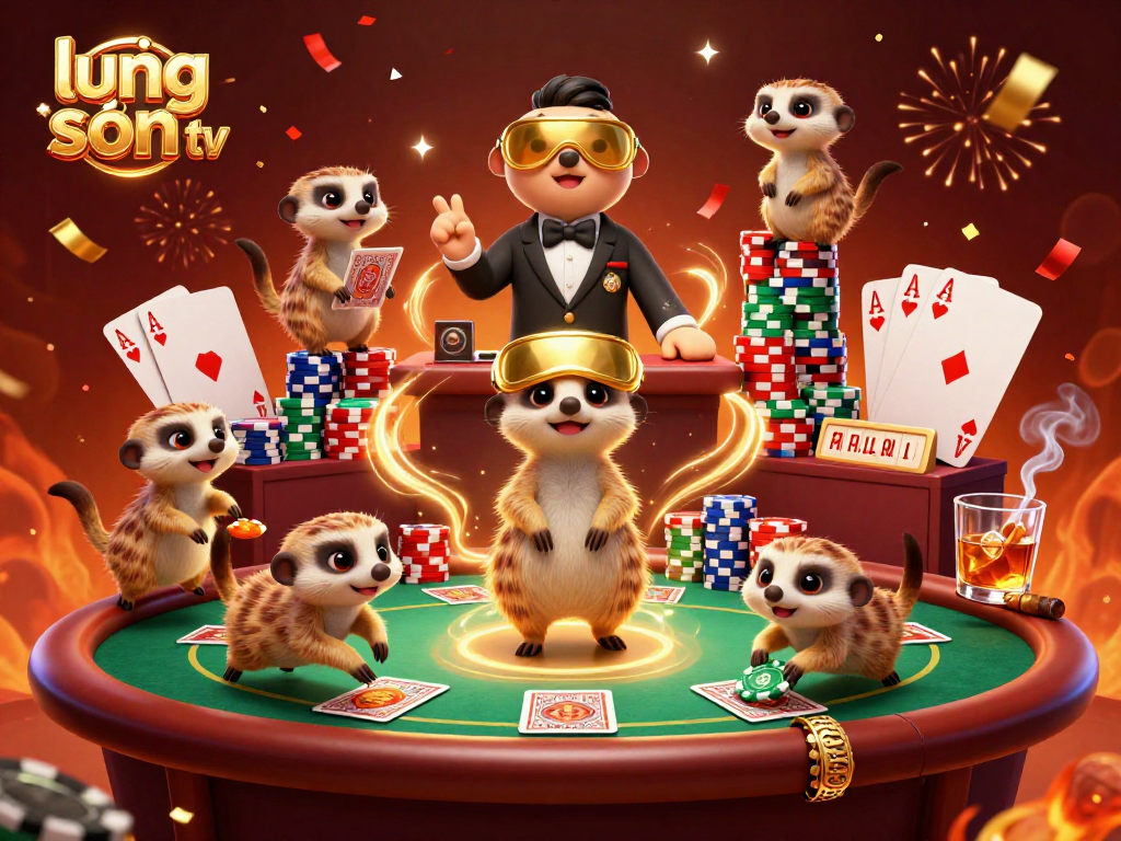 Experience thrilling gambling moments with lương sơn tv in this vibrant casino illustration.