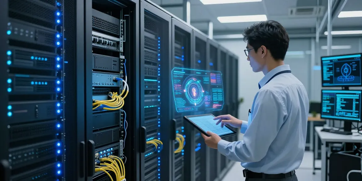 GO8's cloud computing solutions illustrated in a modern data center with advanced technology.
