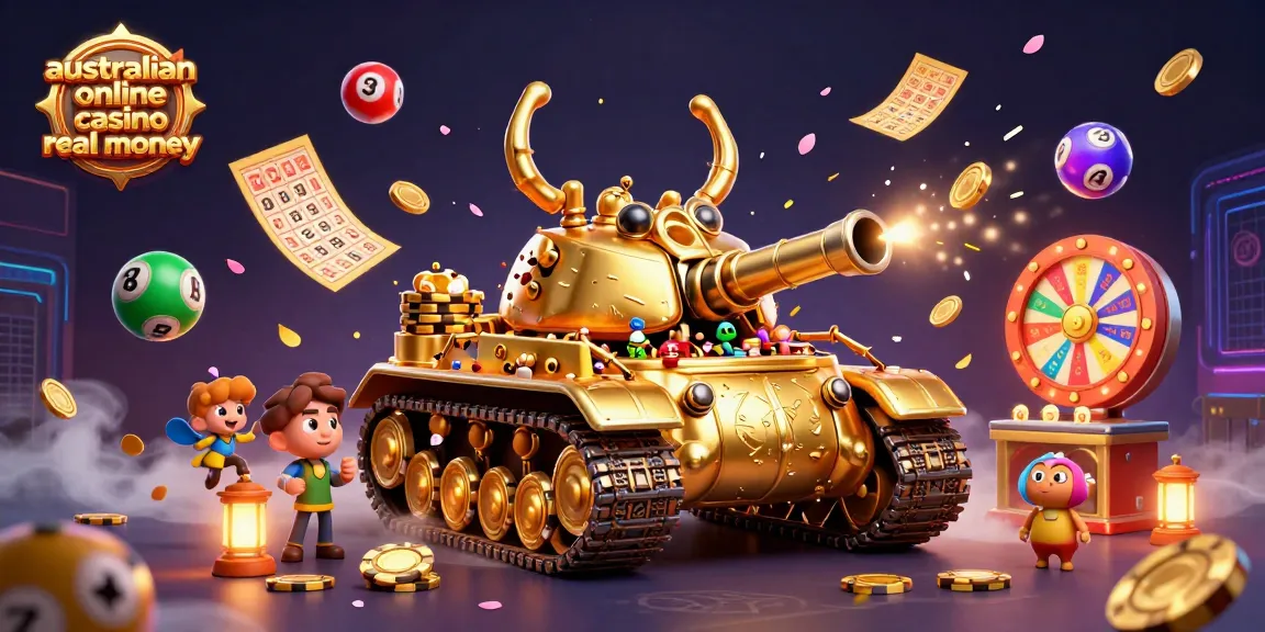 Engage with thrilling games at australian online casino real money showcasing vibrant lottery and casino elements.