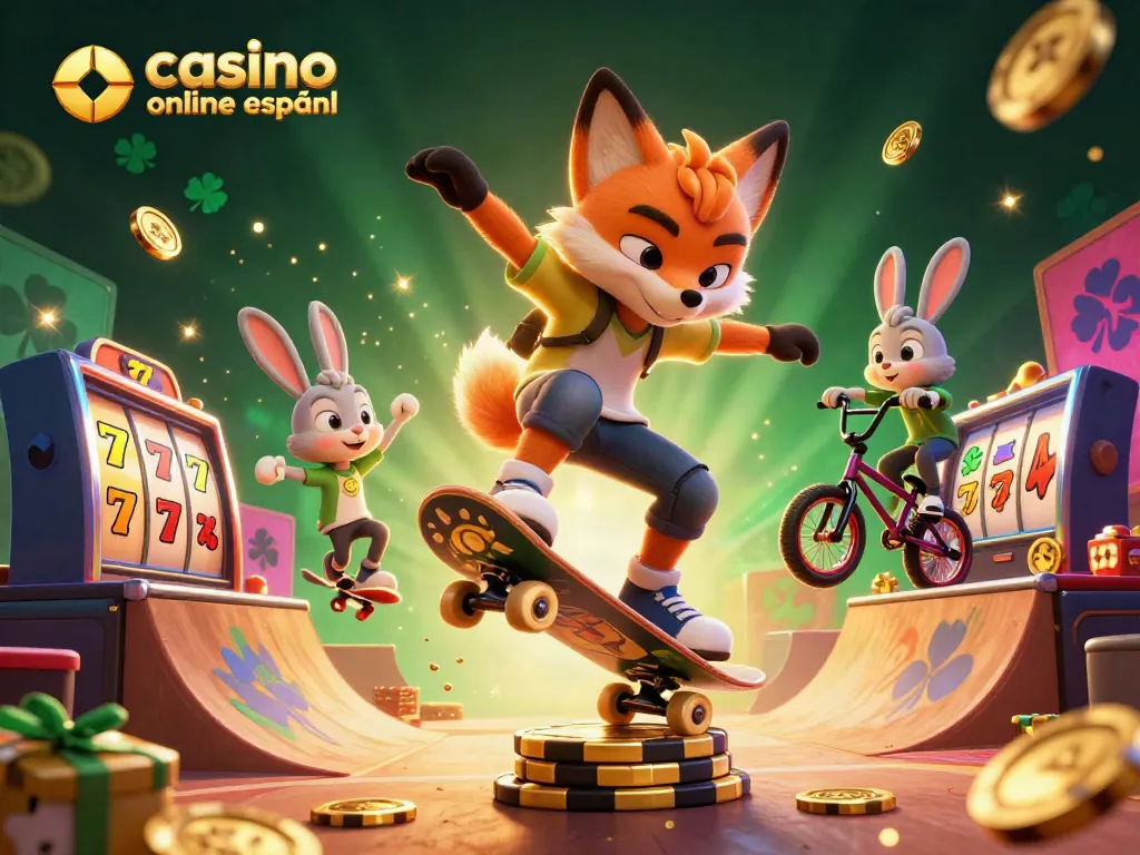 Disfruta de los mejores juegos en un casino online español mientras giras los carretes dorados.