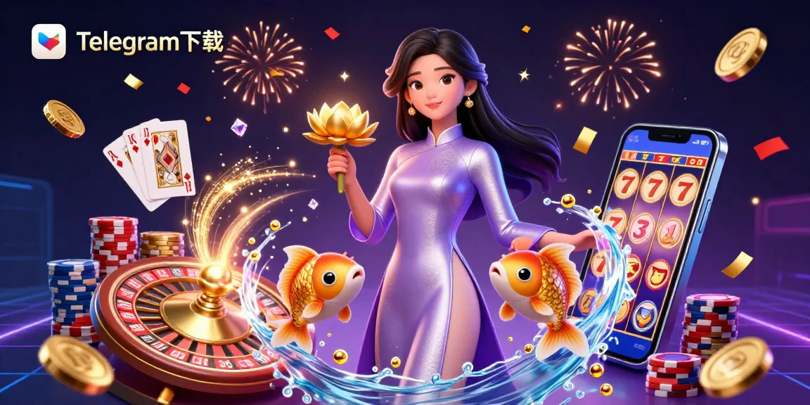 通过Telegram下载与优雅的亚洲女性和生动的赌场元素一起获得刺激的胜利。