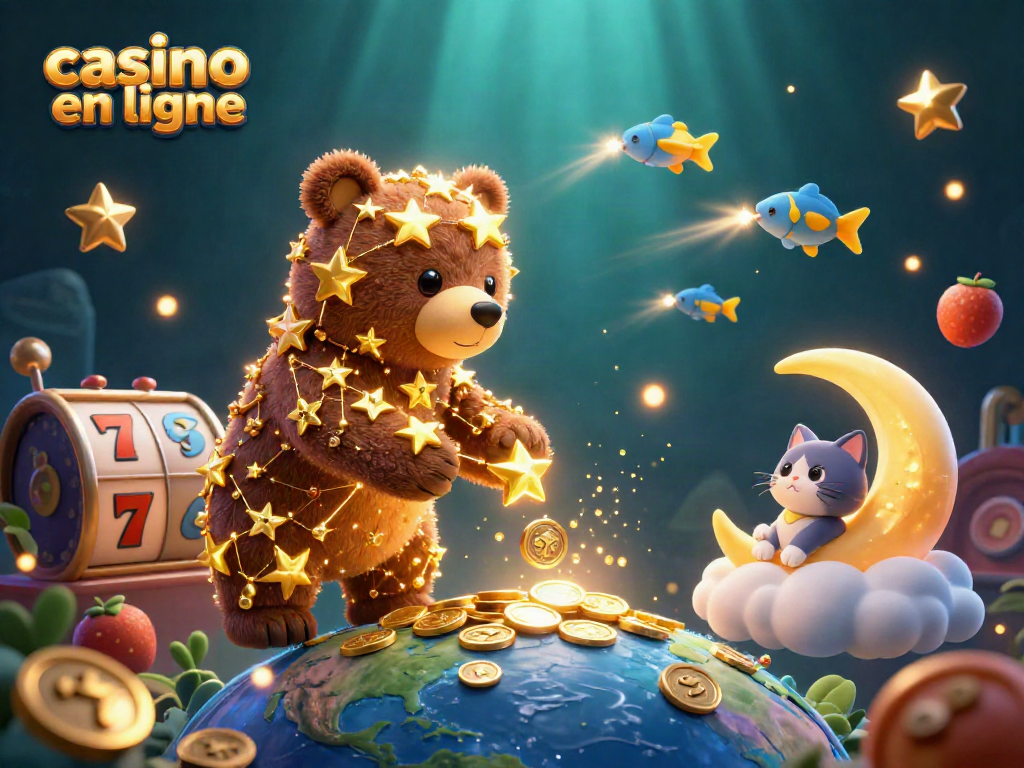 Jouez avec des jackpots et des machines à sous au casino en ligne avec des personnages créatifs.