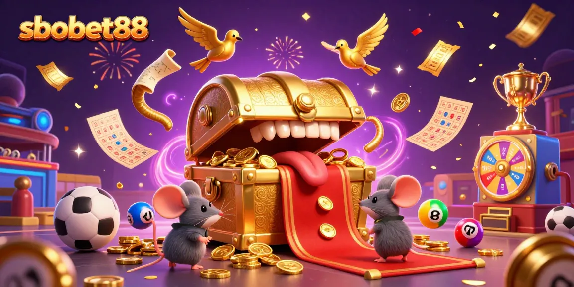 Experience thrilling bets with sbobet88 and vibrant sports betting action in a colorful casino scene.