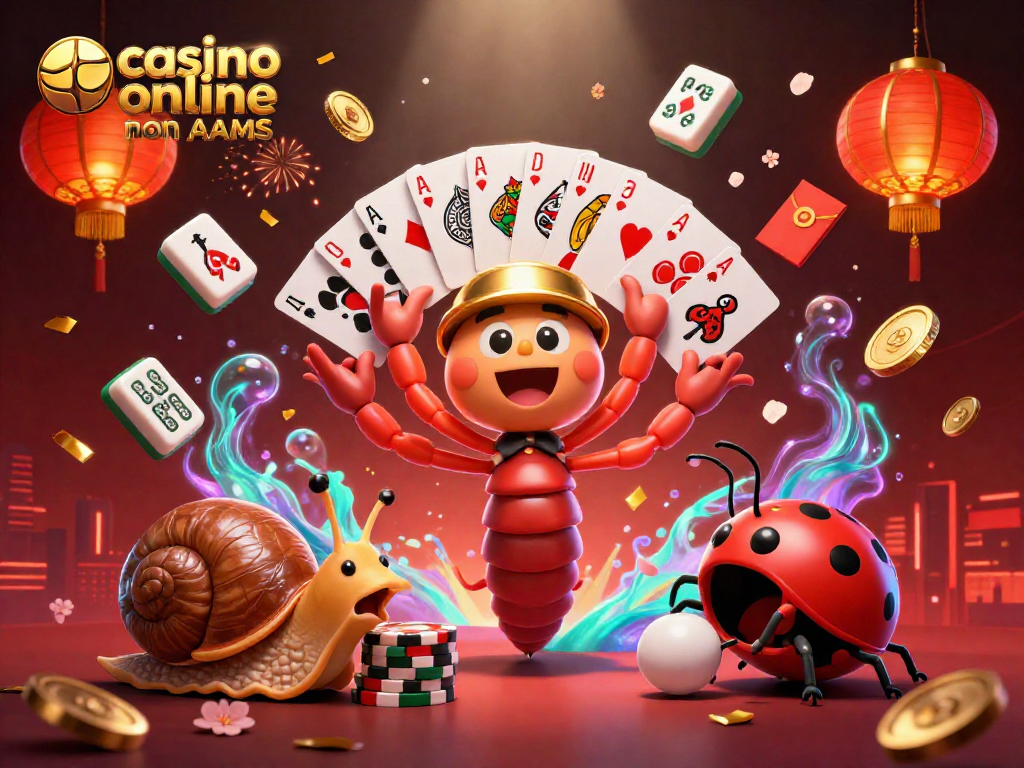 Giocare a casinò online non AAMS con un millipede dealer e simboli festivi