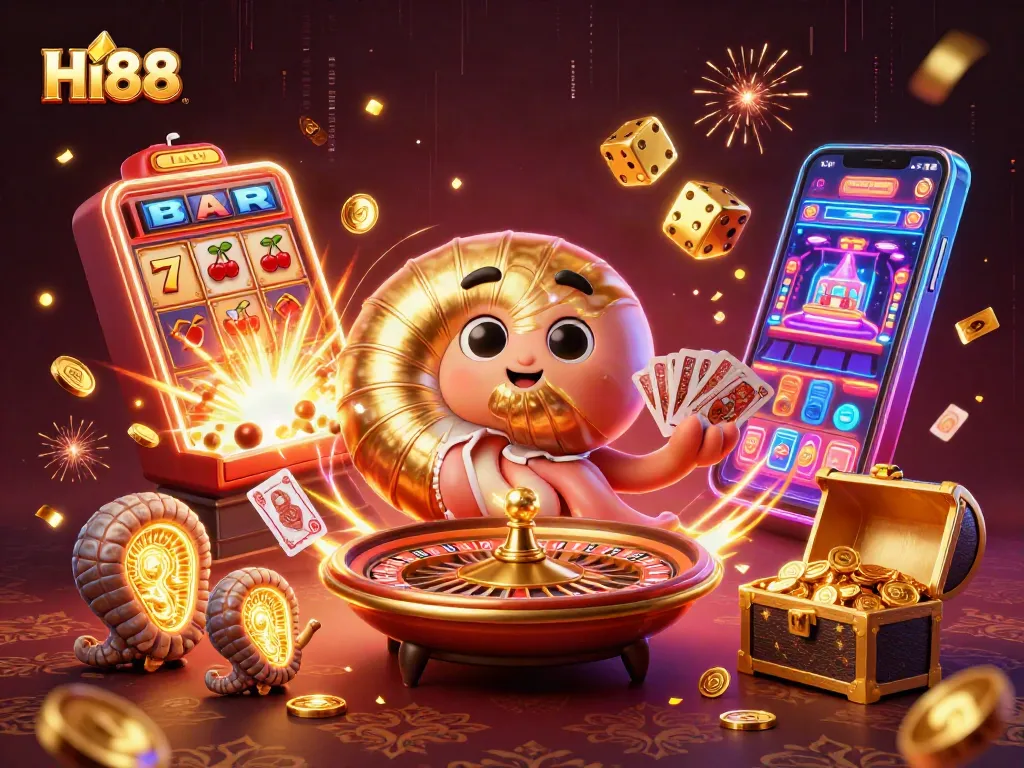 Play exciting casino games at Hi88 featuring vibrant 3D graphics and dynamic jackpots.