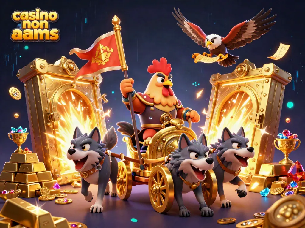 I casino non AAMS offrono giochi entusiasmanti e bonus allettanti, rappresentati da illustrazione vibrante.