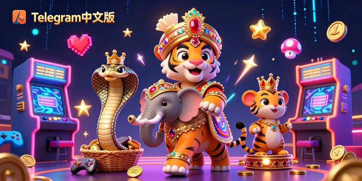 生动的卡通赌场元素展示Telegram中文版的吸引人游戏玩法。