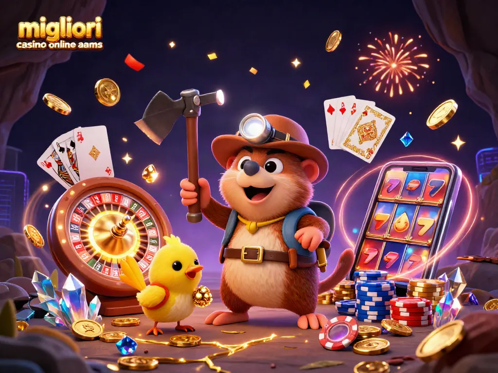 I migliori casino online AAMS mostrano un cacciatore di tesori nel suo viaggio tra gemme e monete dorate.