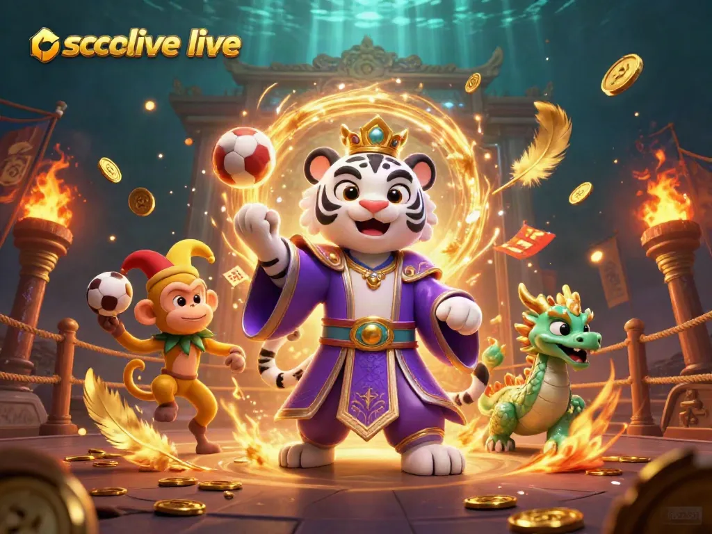 Experience the excitement of socolive live with dynamic sports scenes, rich colors, and engaging characters.