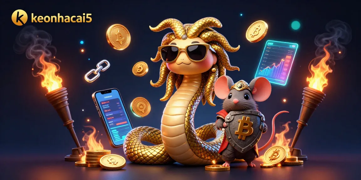 Create an engaging casino experience with keonhacai5 featuring unique characters and crypto elements.