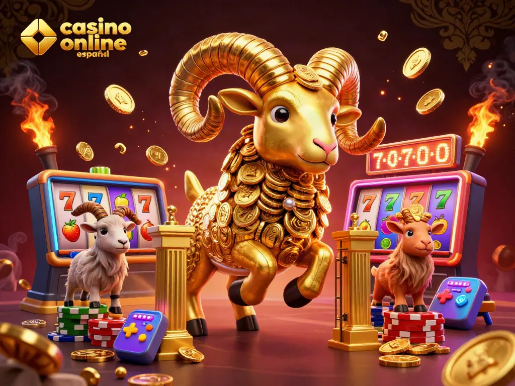 Accede a casino online español donde un carnero dorado embiste mientras los montes rodean slots y bonificaciones.