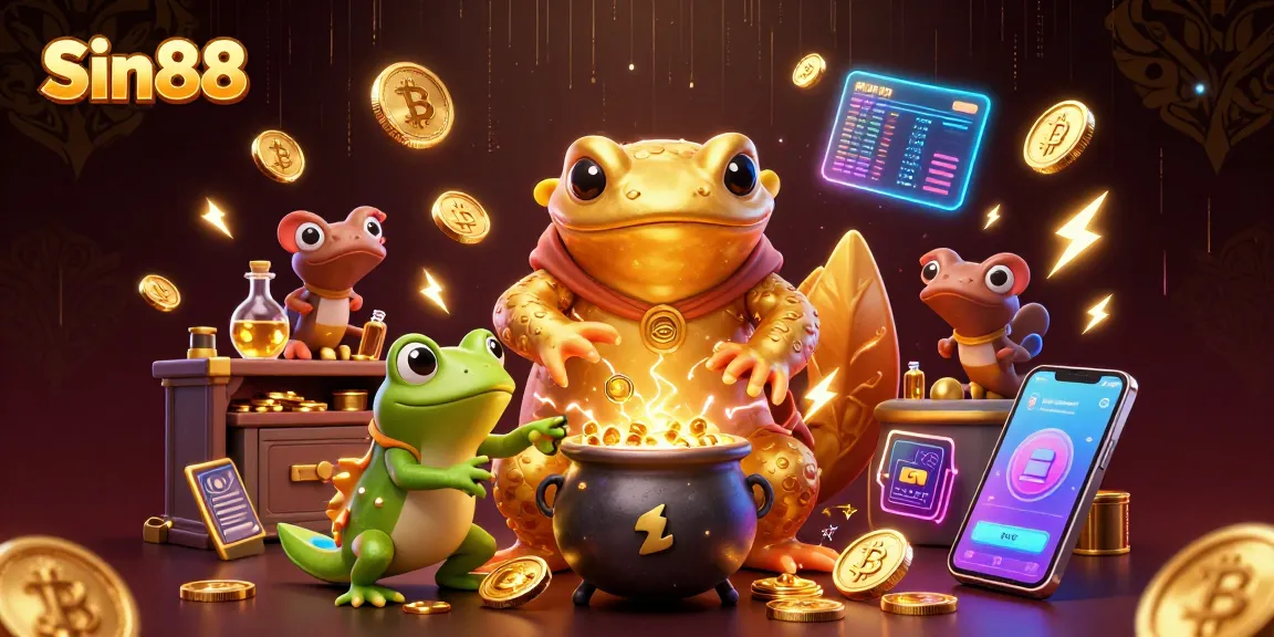 Experience thrilling gameplay with Sin88's vibrant online casino atmosphere, featuring unique characters and exciting elements.