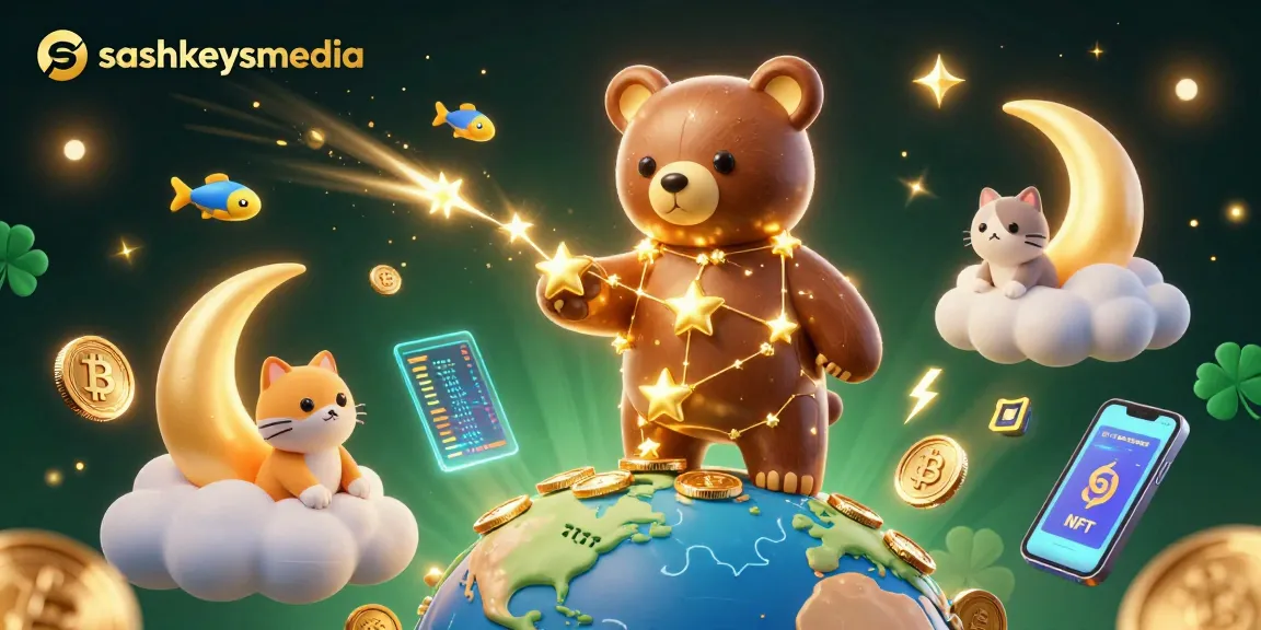 Experience the thrill of gaming with sashkeysmedia's vibrant digital casino illustration.