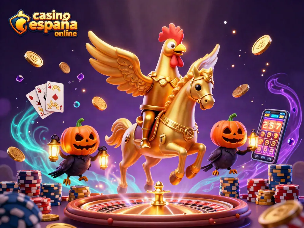 Disfruta del casino españa online con un gallo dorado y los mejores juegos brillantes.