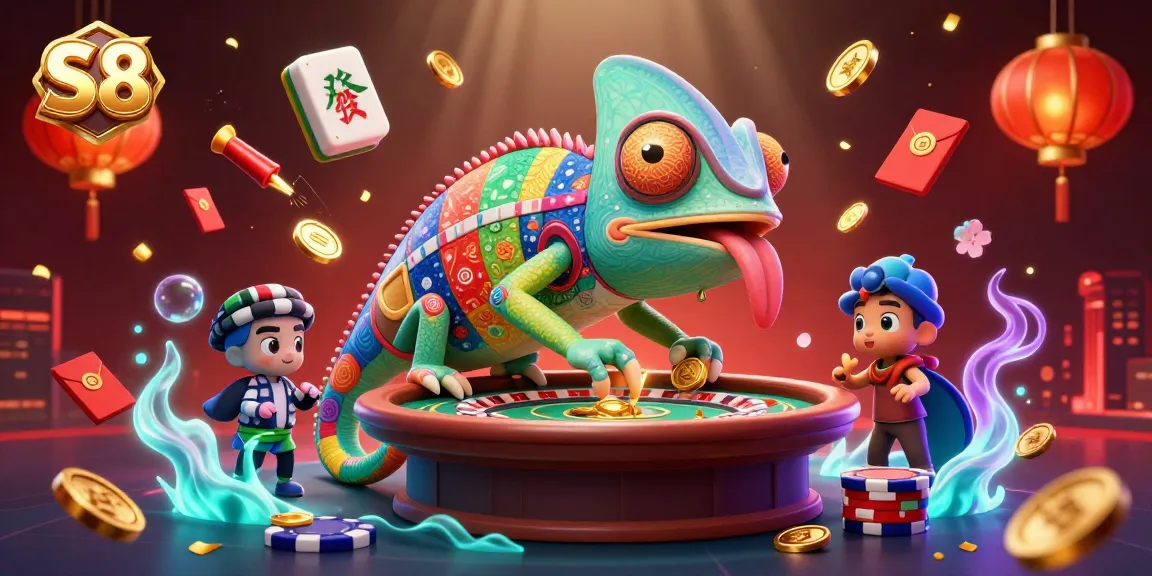 S8 offers engaging gameplay with a dynamic chameleon casino owner amidst rich gambling elements.