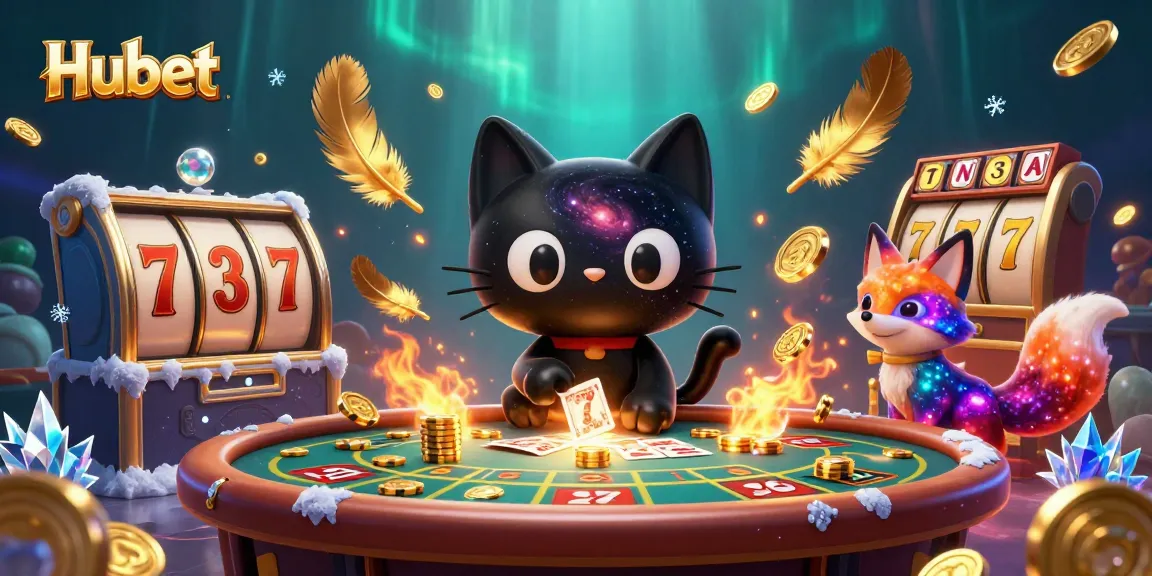 Hubet offers exciting slot games while experiencing dynamic cosmic elements and characters.