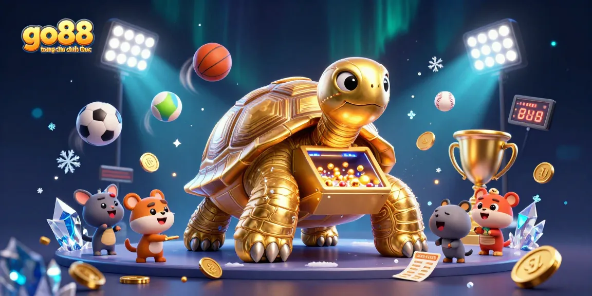 Engage with the go88 trang chu chinh thuc platform to enjoy exciting betting experiences with a golden tortoise game.