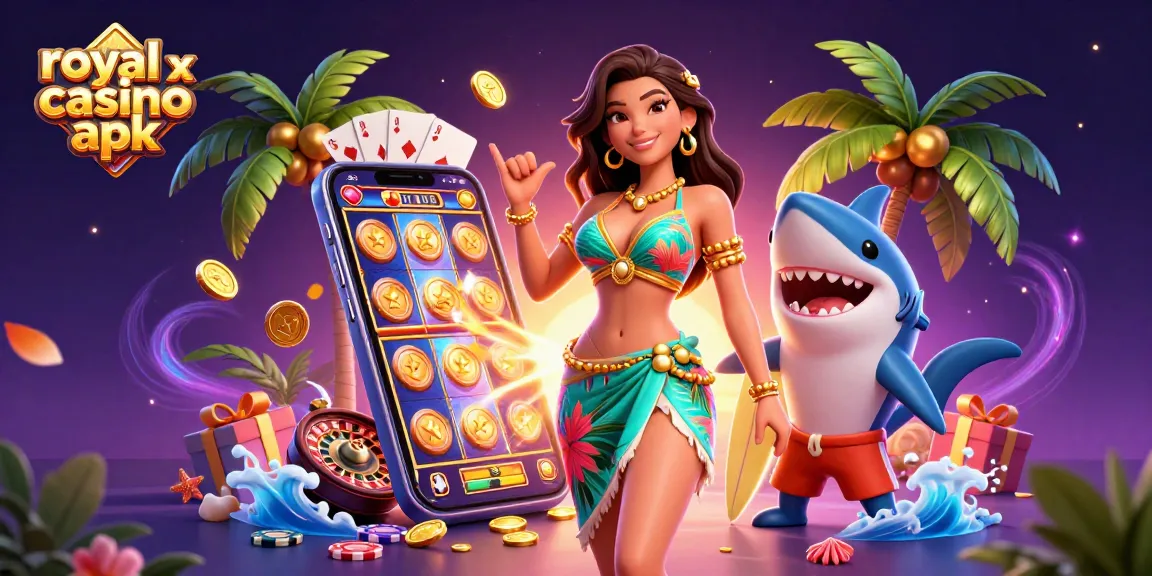 Engage in action with royal x casino apk, featuring thrilling casino elements and vibrant characters.