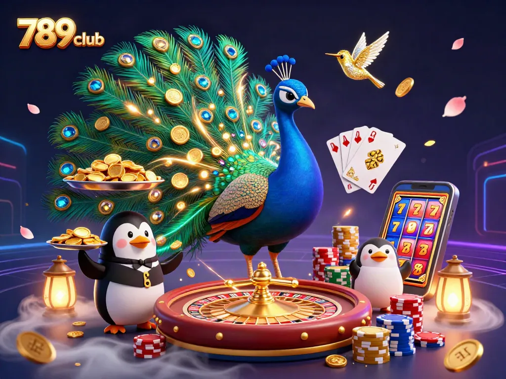 Engage with 789club's exciting casino atmosphere featuring vibrant games and golden winnings.