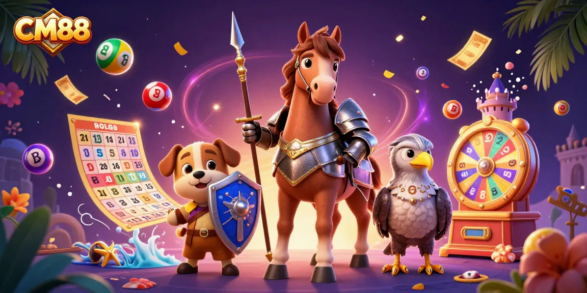 Experience the excitement of CM88 with medieval knights and dynamic casino elements!