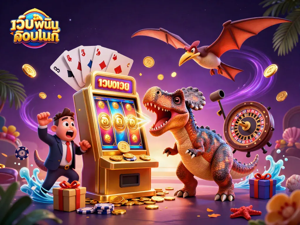 เกมพนันออนไลน์ เว็บพนันออนไลน์ กำลังจ่ายรางวัลใหญ่ จากสล็อตแมชชีนทองคำ