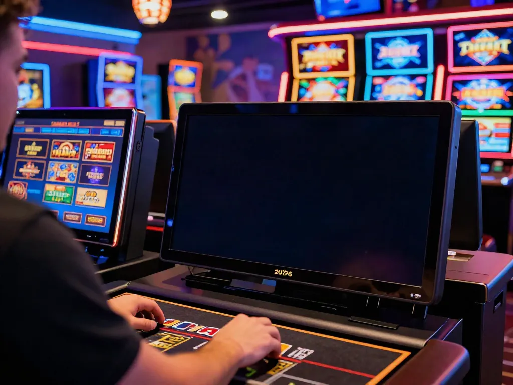 Player enjoying credit card casinos UK online with vibrant game displays and engaging atmosphere.