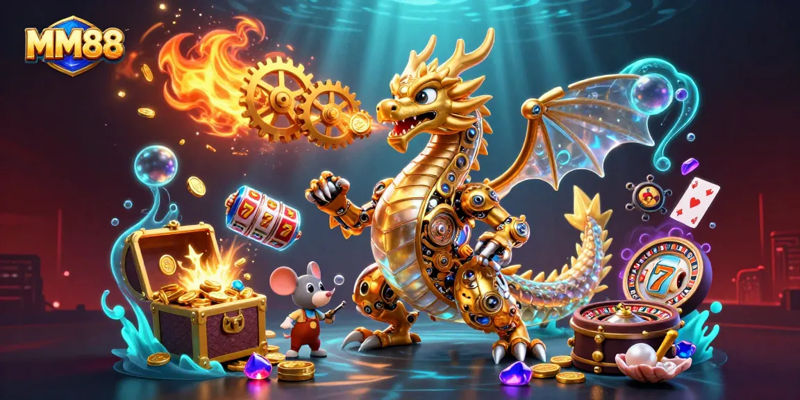 Win jackpots at MM88 with energetic gaming scenes featuring treasure-filled underwater adventures.