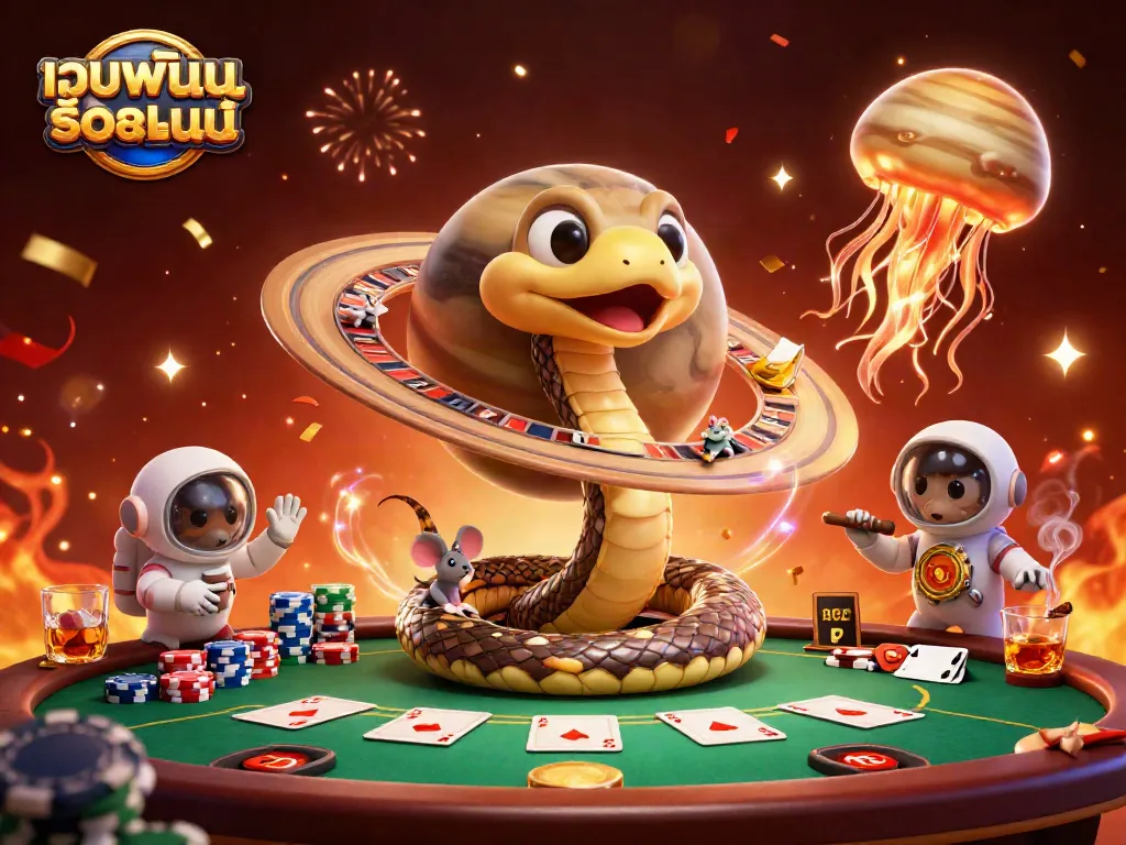 สนุกไปกับการเล่น เว็บพนันออนไลน์ ที่มีตัวละครและเกมคาสิโนมากมายในฉาก