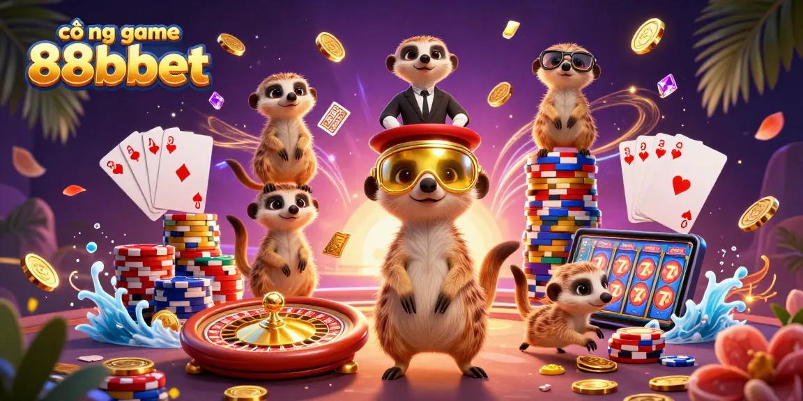 Các meerkats trong cổng game 88bbet đang điều hành casino tuyệt vời với trò chơi thú vị.