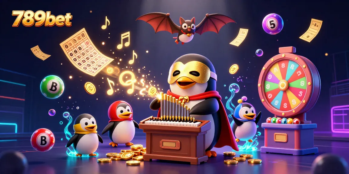Win with 789bet through an exciting lottery-themed 3D casino illustration.