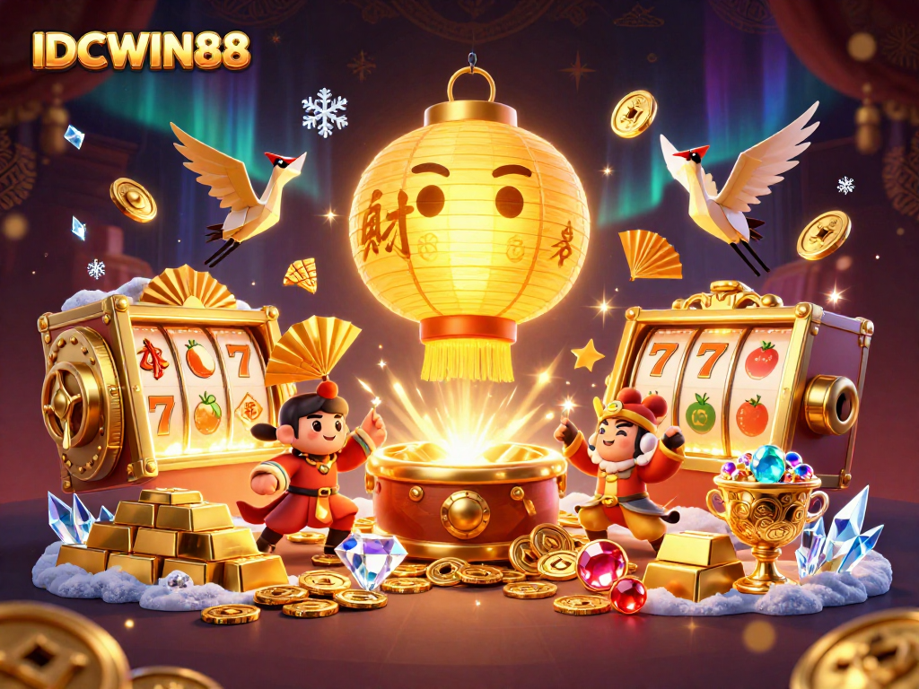 Experience thrilling gameplay with IDCWIN88 as golden lantern spirits elevate your online casino adventure.