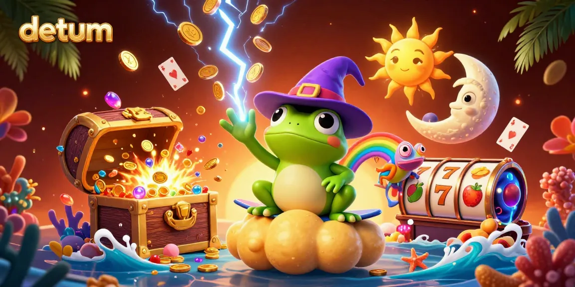 Experience the engaging world of datum with vibrant 3D characters and thrilling slot elements.