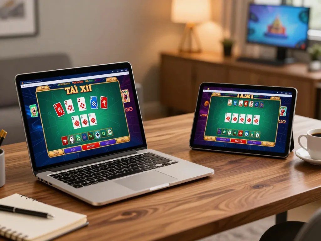 Tai Xiu Online gameplay shown on devices, enhancing the gaming experience at taixiuonline8 with user-friendly interface