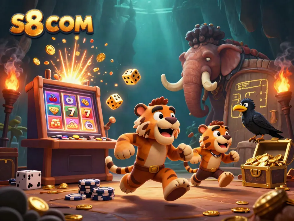 Engage in thrilling games at s8 com's vibrant prehistoric casino with immersive graphics.