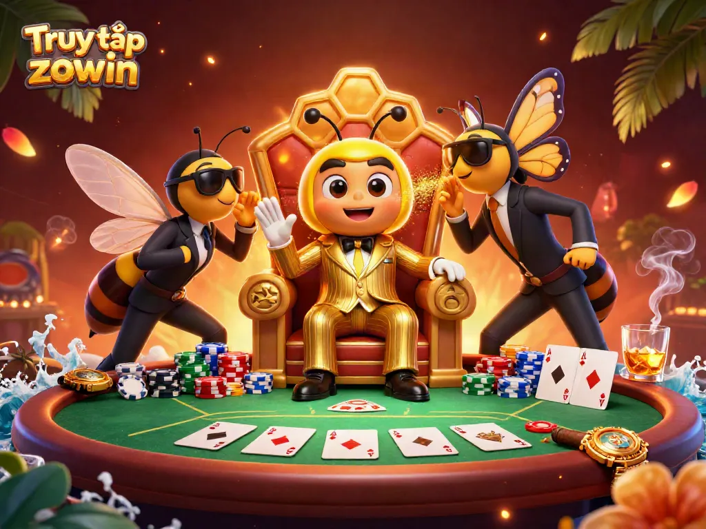 Engage in poker excellence with Truy cập zowin in a dynamic casino scene.