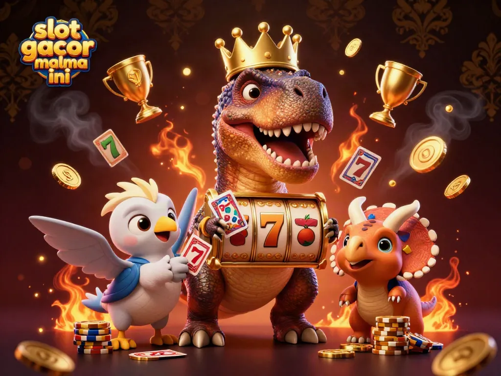 Experience exhilarating gameplay with slot gacor malma ini featuring lively cartoon characters and dynamic slot symbols.