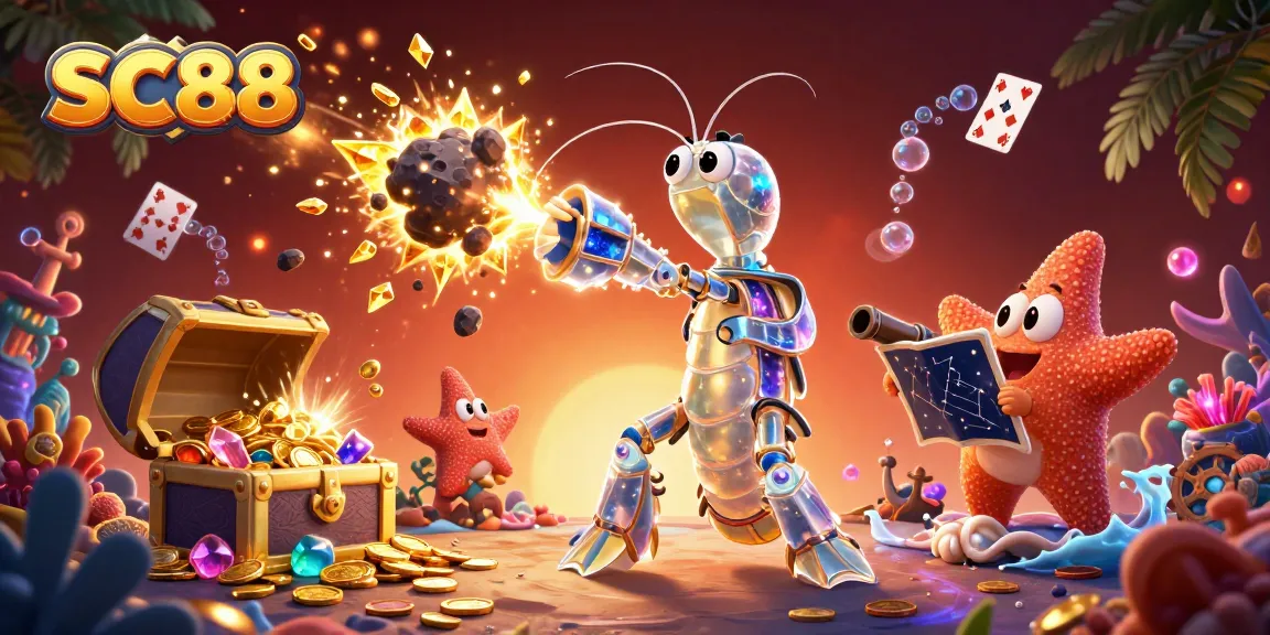 Experience SC88's thrilling casino games with explosive treasure and vibrant underwater visuals.