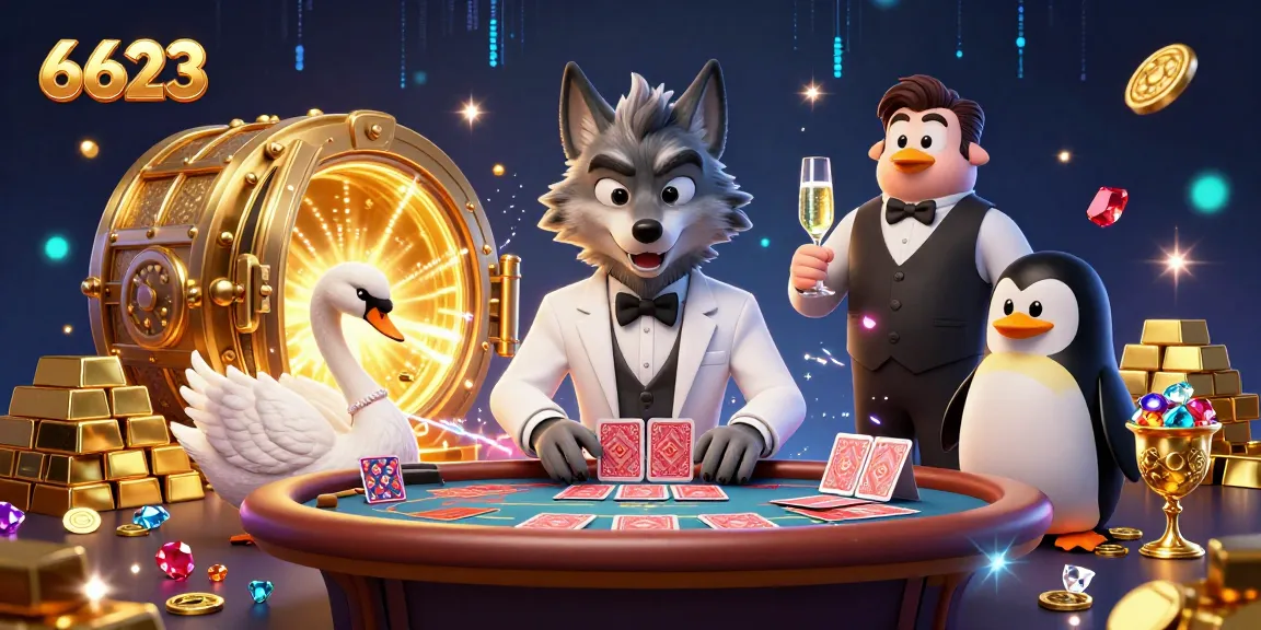 Experience the thrill of 6623 casino betting with vibrant 3D characters and exciting game elements.