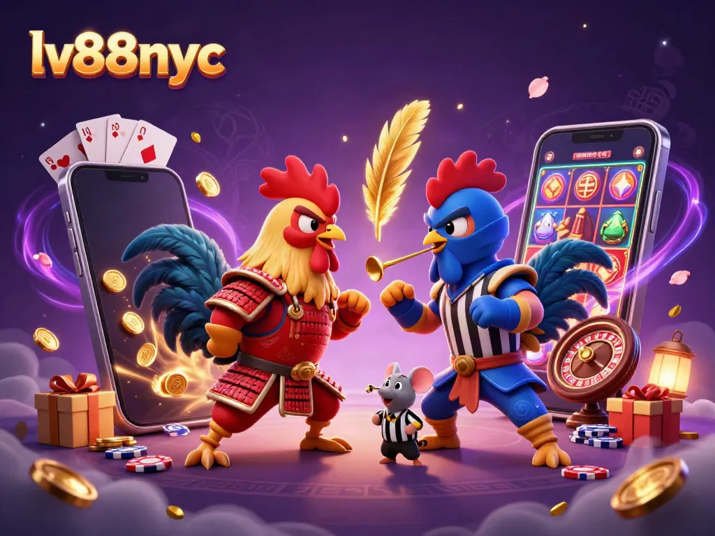 Engage in action at lv88nyc with thrilling cockfighting and exciting casino elements.