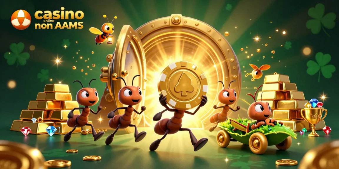 Gioca nei casino online non AAMS con avventure affascinanti in un tunnel dorato.