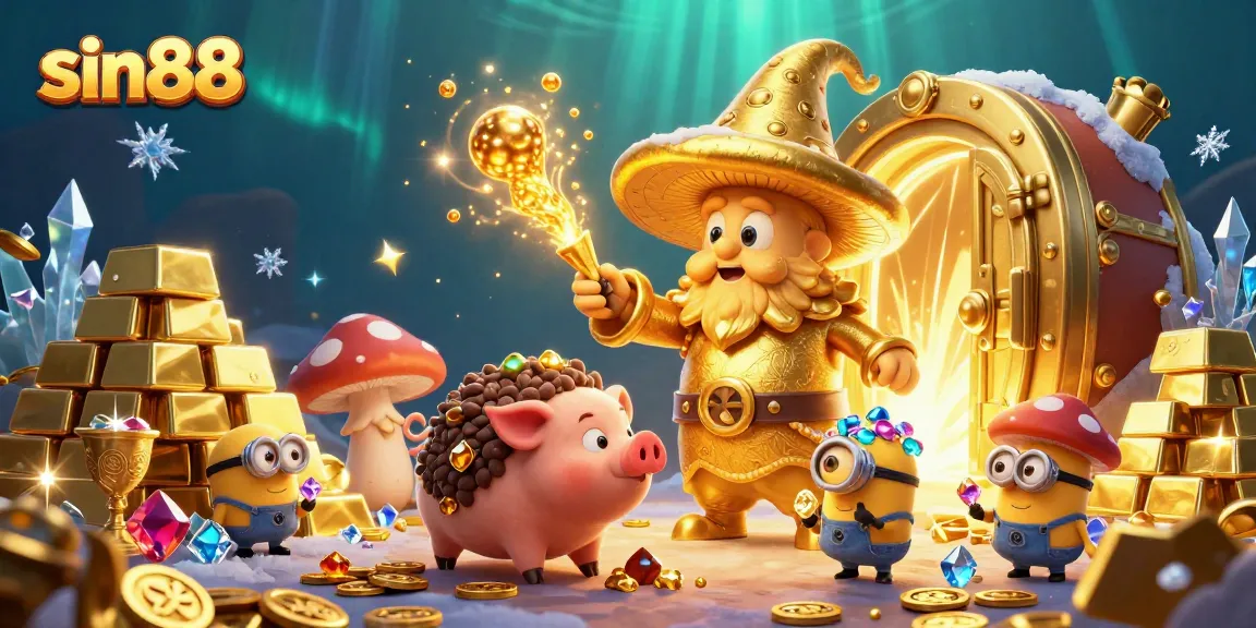 Engage with sin88's thrilling gaming experience featuring golden treasures and magical characters.