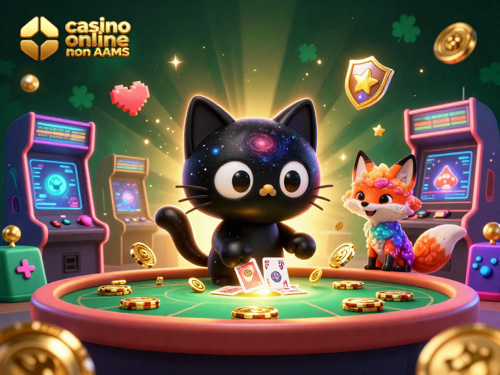 Gioca con il casinò online non AAMS e scopri un'avventura cosmica con un gatto e una volpe!
