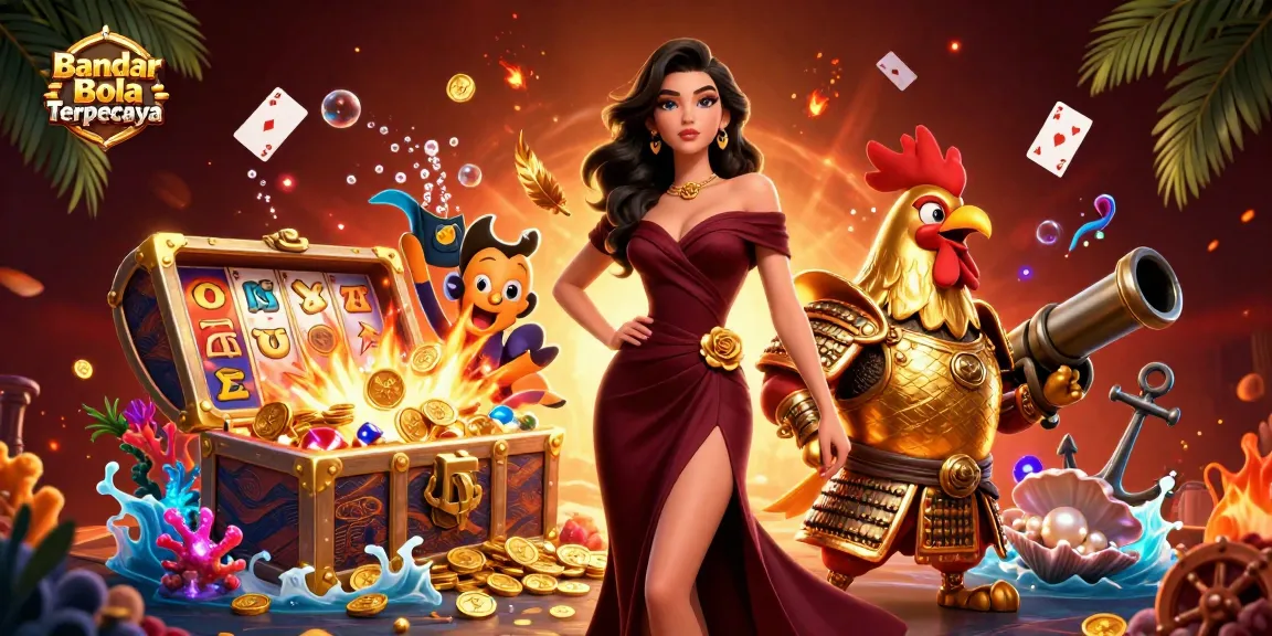 Engage in thrilling action at Bandar Bola Terpercaya with slots, treasures, and excitement!