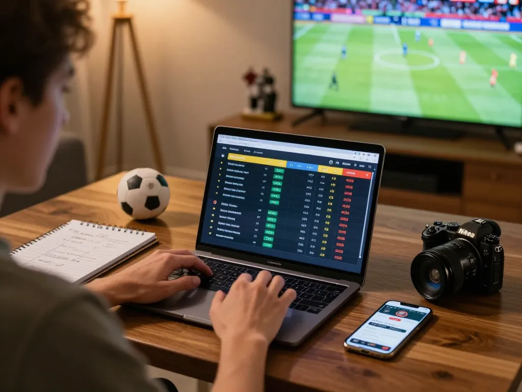 Engage in winning strategies at bong99 with a laptop while sports betting.