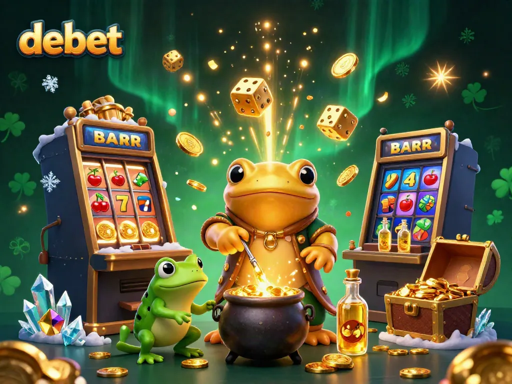Experience the excitement of debet as a giant golden salamander and friends create gold from the magical cauldron.