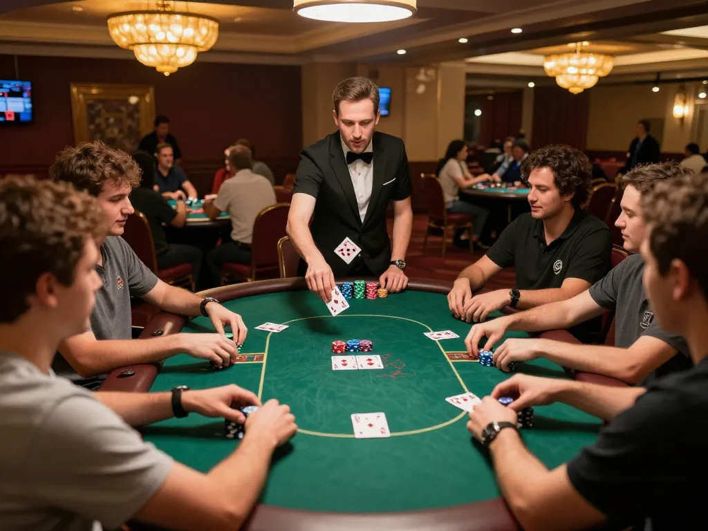 Players are engaged in an exciting poker game at 789clubgo casino, showcasing dynamic gameplay and strategic interactions.